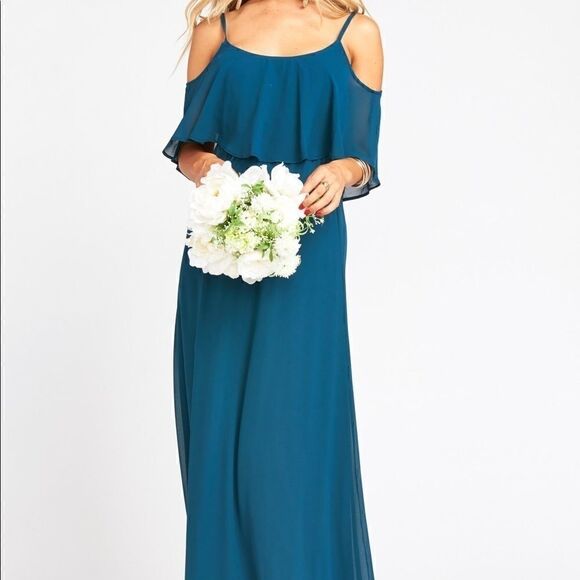 SMYM Caitlin Ruffle Maxi Dress - Picture 1 of 8